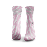 Zebra Glittersokken