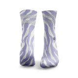 Zebra Glittersokken