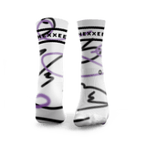 Squiggle Lines Padel Socks