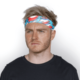 Fresh Prince Hoofdband (Rood & Blauw)