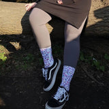 Luipaard Print Hart Sokken