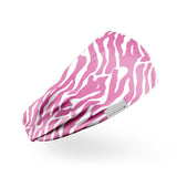 Zebra Print Roze Hoofdband