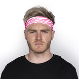 Zebra Print Roze Hoofdband