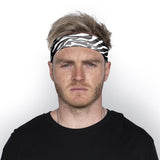 Zebra Print Zwart & Witte Hoofdband