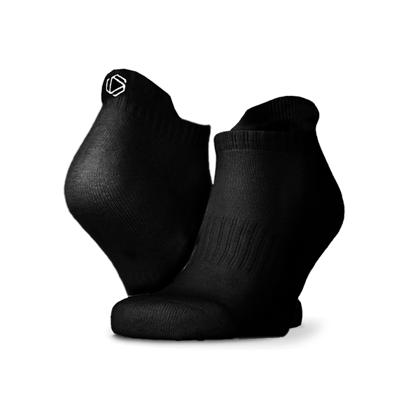 Zwarte sneakersokken