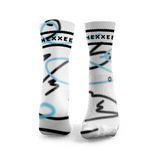 Squiggle Lines Padel Socks