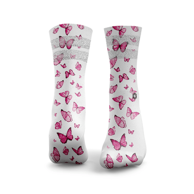 Vlinders Glittersokken