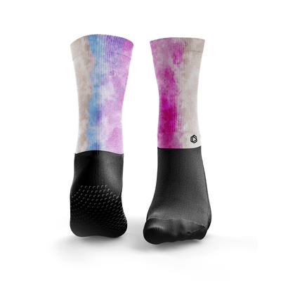 Reformer Pilates Tie-Dye Regenboog Sokken