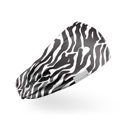 Zebra Print Zwart & Witte Hoofdband