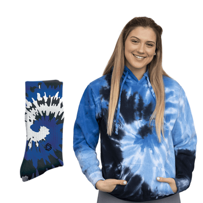 Blauwe Lagune Hoodie & Sok Combo