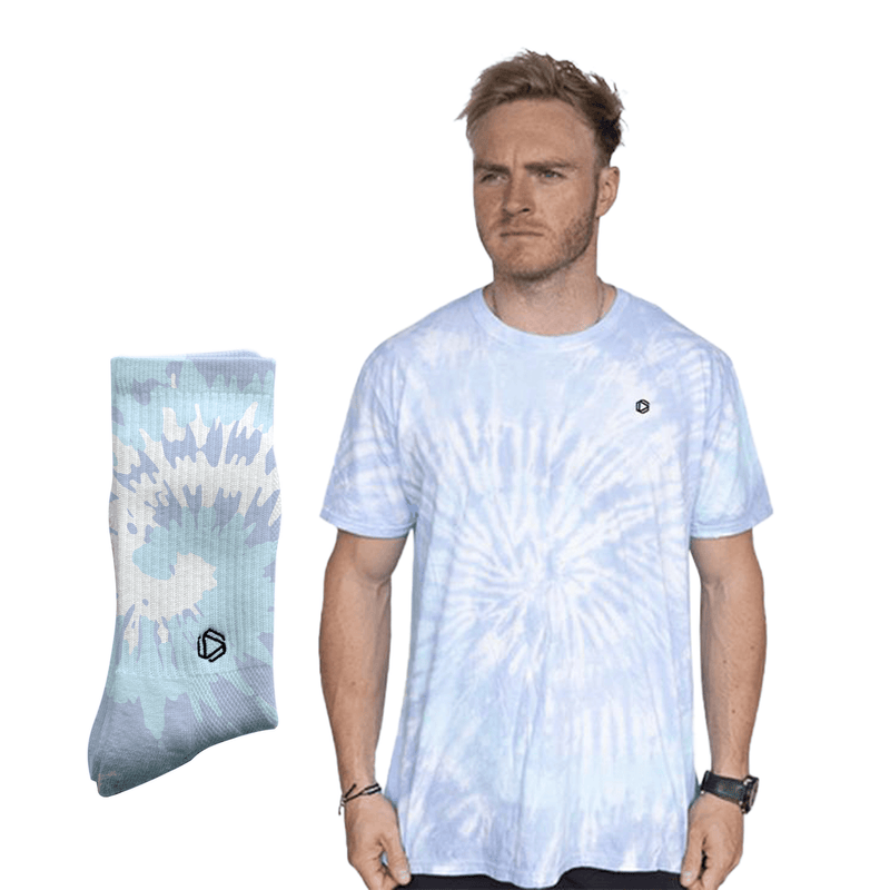 Blauwe Lagune T-Shirt & Sok Combo