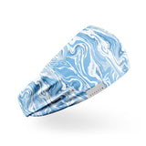 Blauwe Vloeibare Marmer Hoofdband