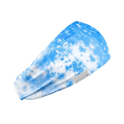 Blauwe Tie Dye Hoofdband