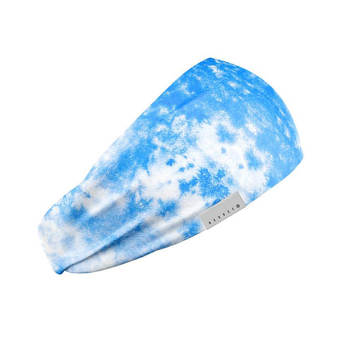 Blauwe Tie Dye Hoofdband