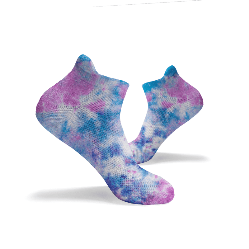 Tie Dye Veelkleurige Enkelsokken Bundel