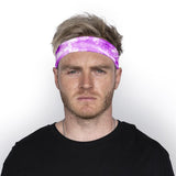 Paarse Tie-Dye Hoofdband