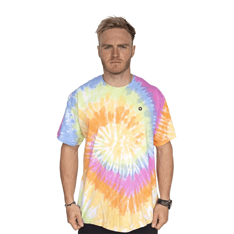 Regenboog Draaikolk Tie-Dye T-Shirt