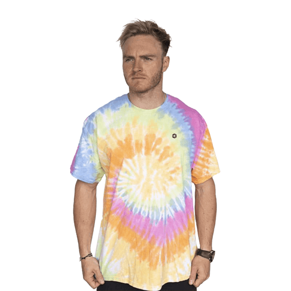 Regenboog Draaikolk Tie-Dye T-Shirt