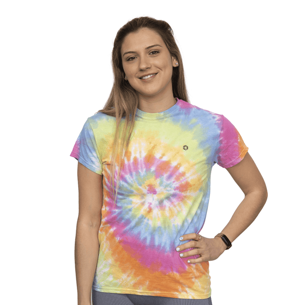 Regenboog Draaikolk - Tie-Dye T-Shirt
