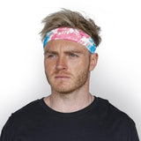 Rood & Blauwe Tie Dye Hoofdband