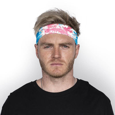 Rood & Blauwe Tie Dye Hoofdband