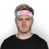 Rood & Blauwe Tie Dye Hoofdband